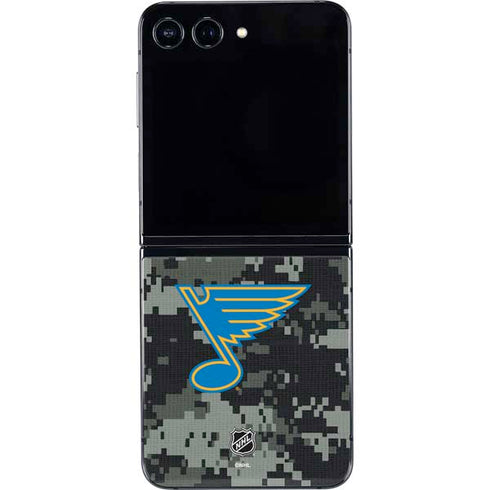 NHL St. Louis Blues Camo Galaxy Z Flip5 5G Skin